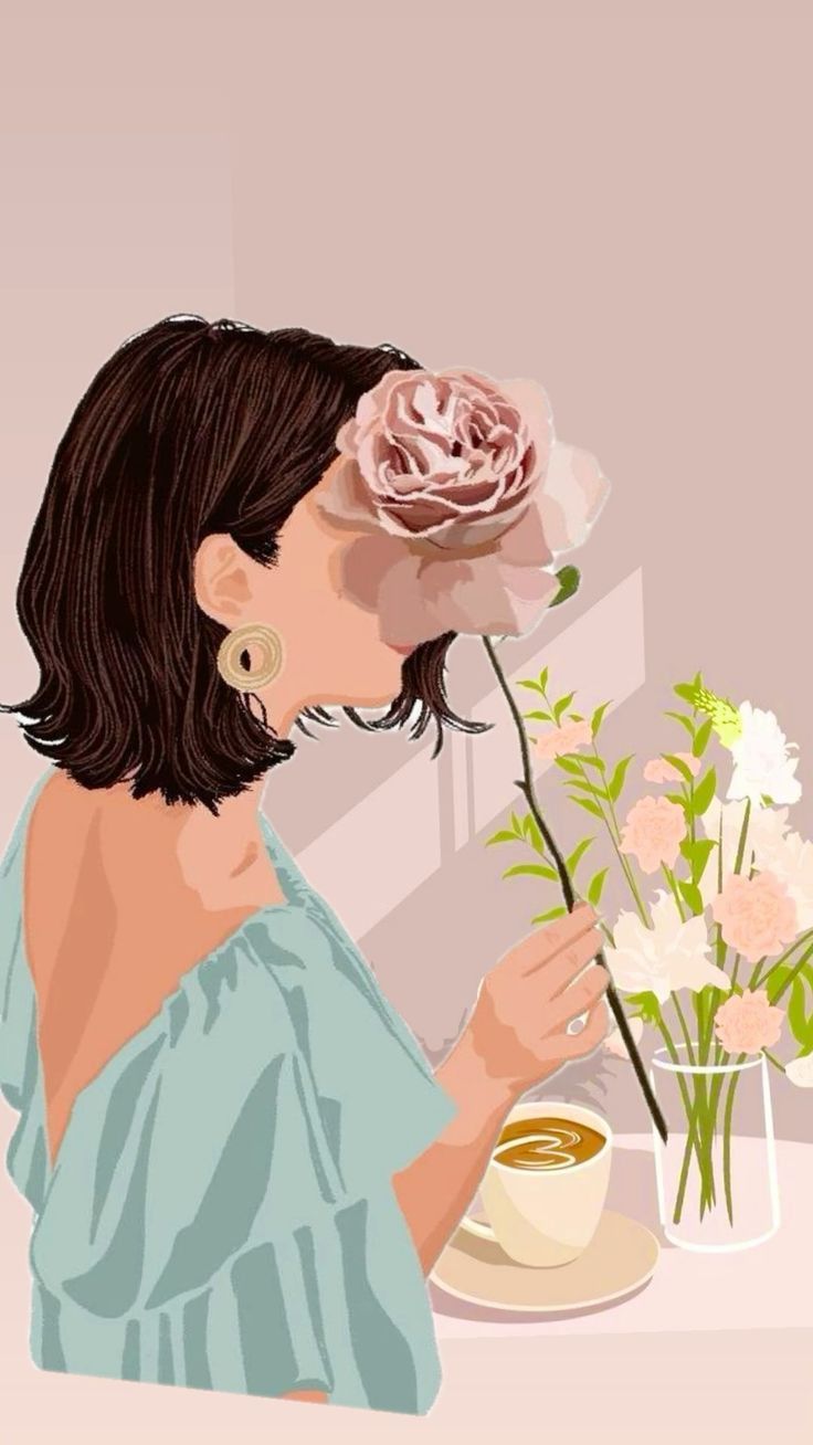 عکس مینیمال دخترانه سفید