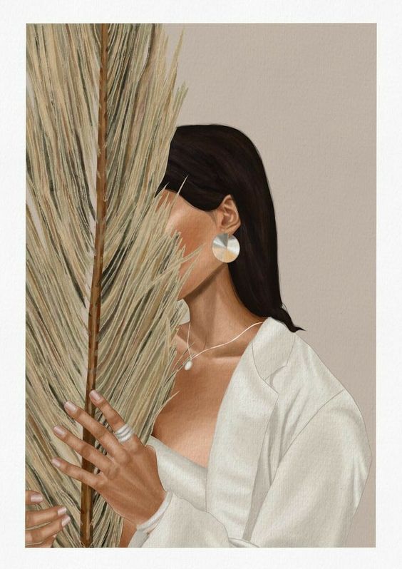 عکس مینیمال دخترانه سفید