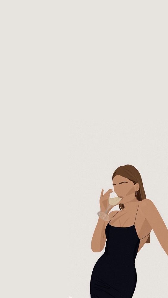 عکس مینیمال دخترانه سفید