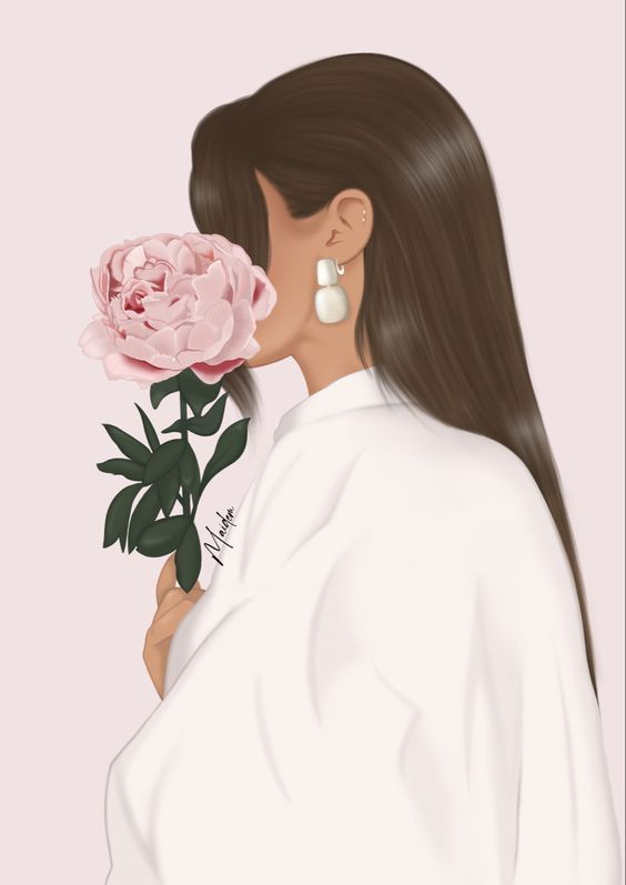 عکس مینیمال دخترانه سفید