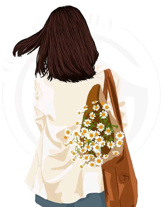 عکس مینیمال دخترانه سفید